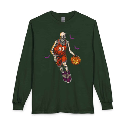 Halloween Basketball Long Sleeve T-Shirt image 24