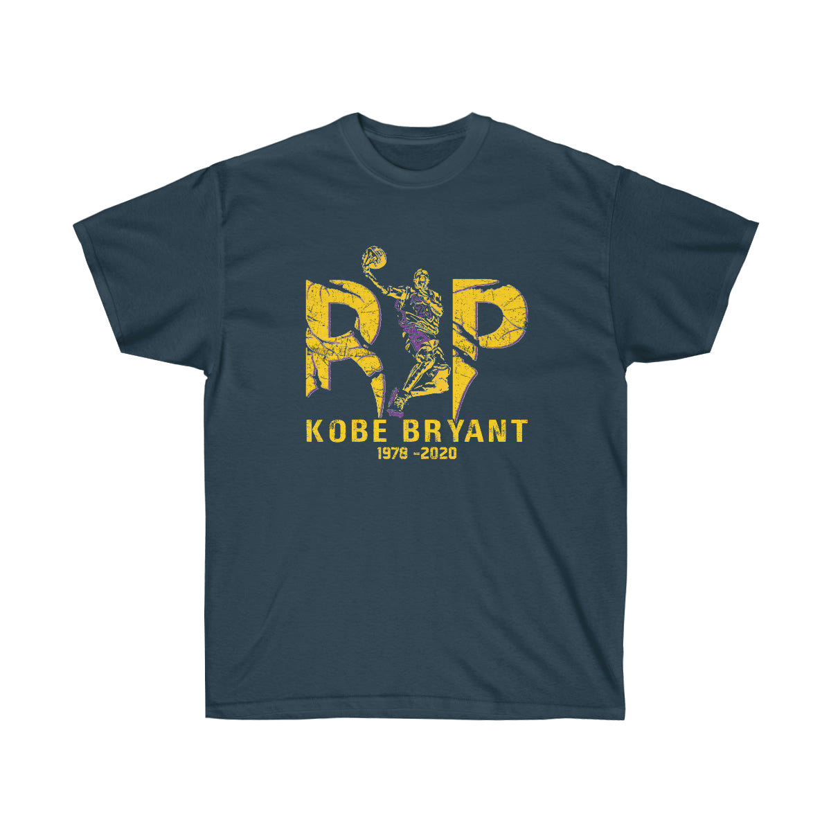 R.I.P Kobe Bryant Men T-Shirt - Blue Dusk, 2XL image