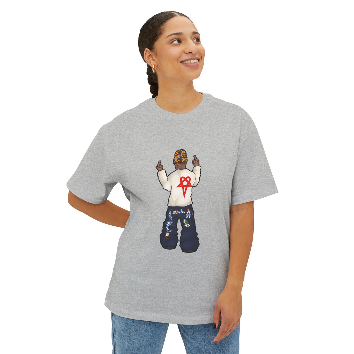 Rebel Attitude Unisex Oversized Boxy Tee image 27