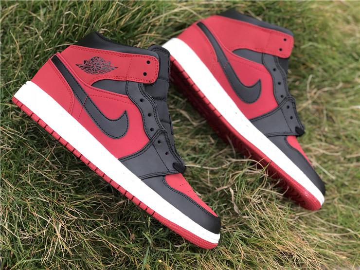 AJ 1 Mid Gym Red Black Shoes Sneakers - nk0000561 image 7