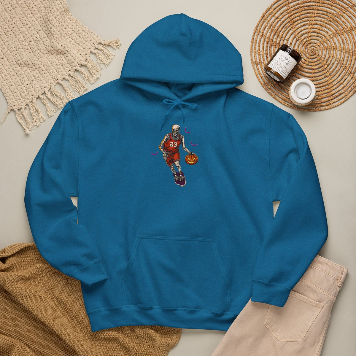 Halloween Basketball Hooded Sweatshirt image 12