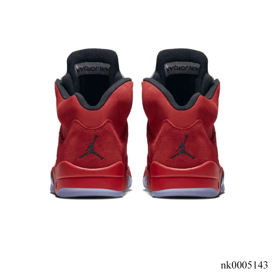 AJ 5 Retro Red Suede Shoes Sneakers - nk0005143 image 5