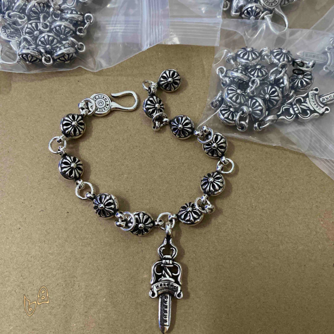 CH Cross Flower Ball Bracelet  - CH0072 image 6