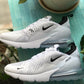 AM 270 White Black Shoes Sneakers - nk0000441 image 12
