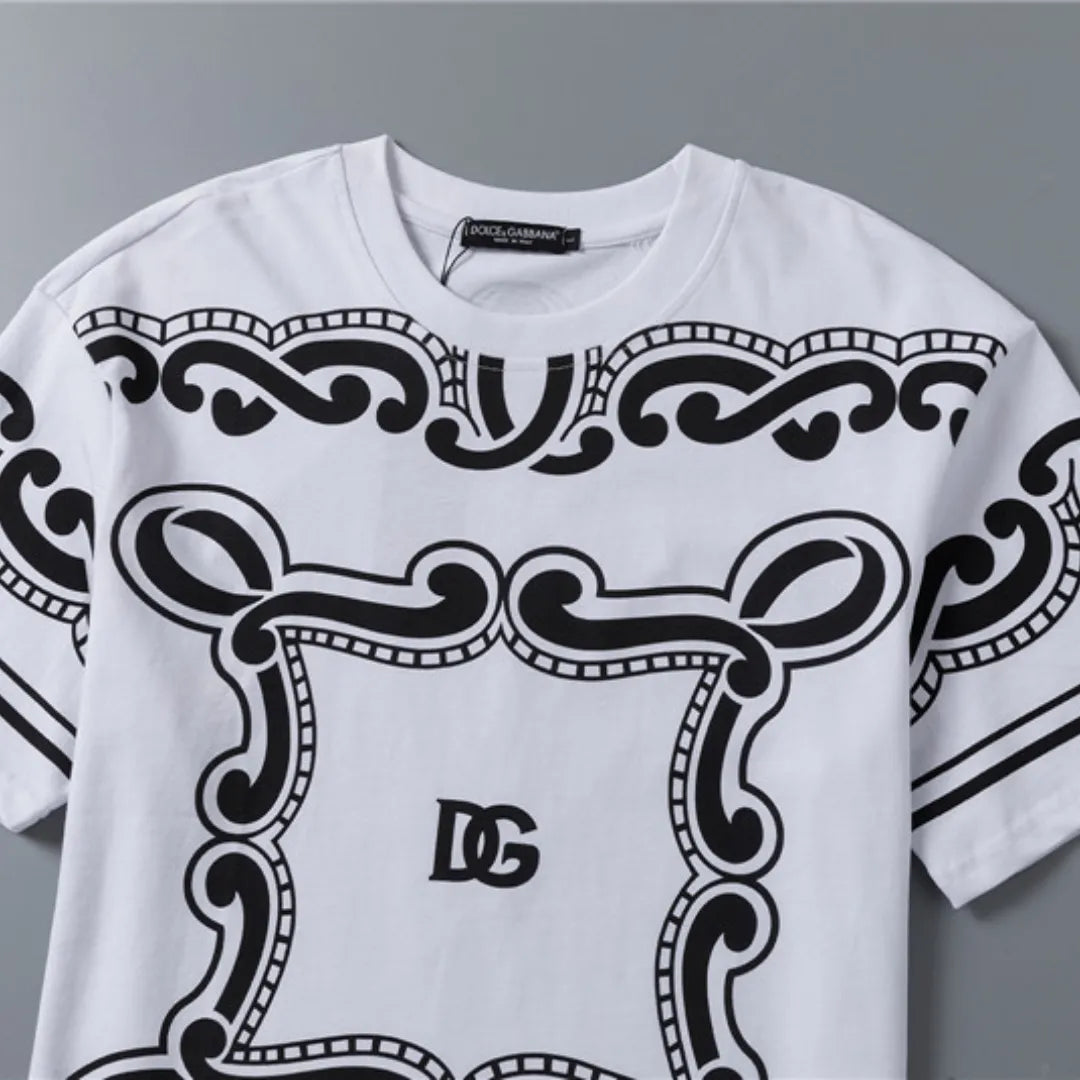 D&G Bandanna Print T-shirt in White - 106 - dng0000106 image 4