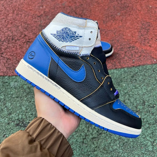 Fragment x Union LA x AJ 1 High OG Sport Royal Shoes Sneakers – nk0004748 image 2
