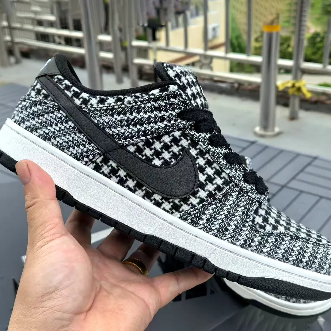 Harris Tweed x Dunk Low Black Phantom Shoes Sneakers - nk0004664 image 2
