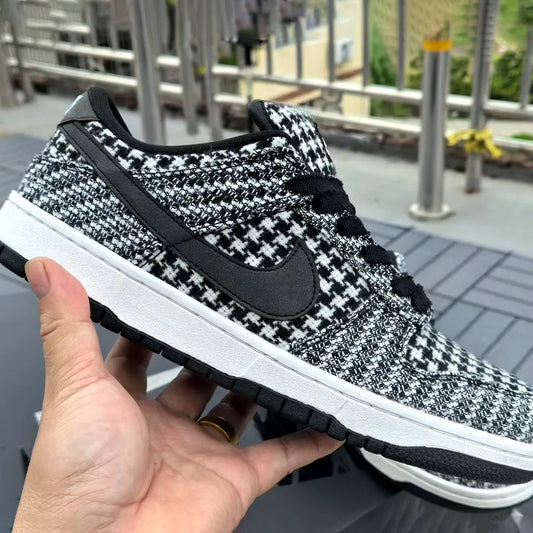 Harris Tweed x Dunk Low Black Phantom Shoes Sneakers - nk0004664 image 2