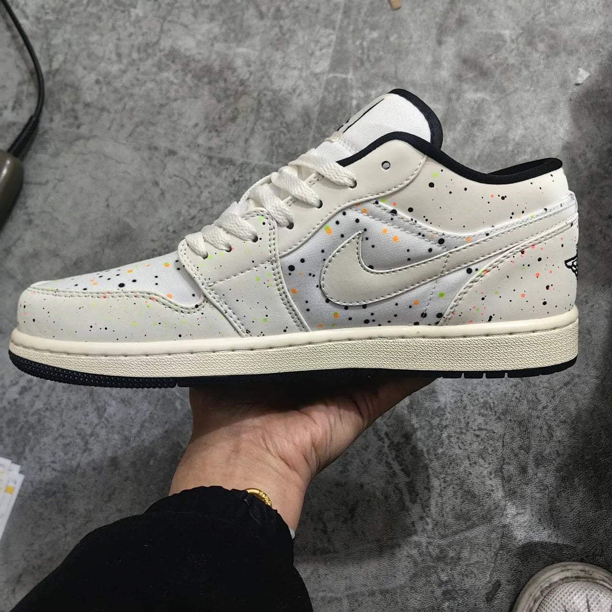 AJ 1 Low Brushstroke Shoes Sneakers - nk0003737 image 6