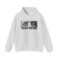 Graphic Print Hooded Sweatshirt - POD0039 - L, Ash image