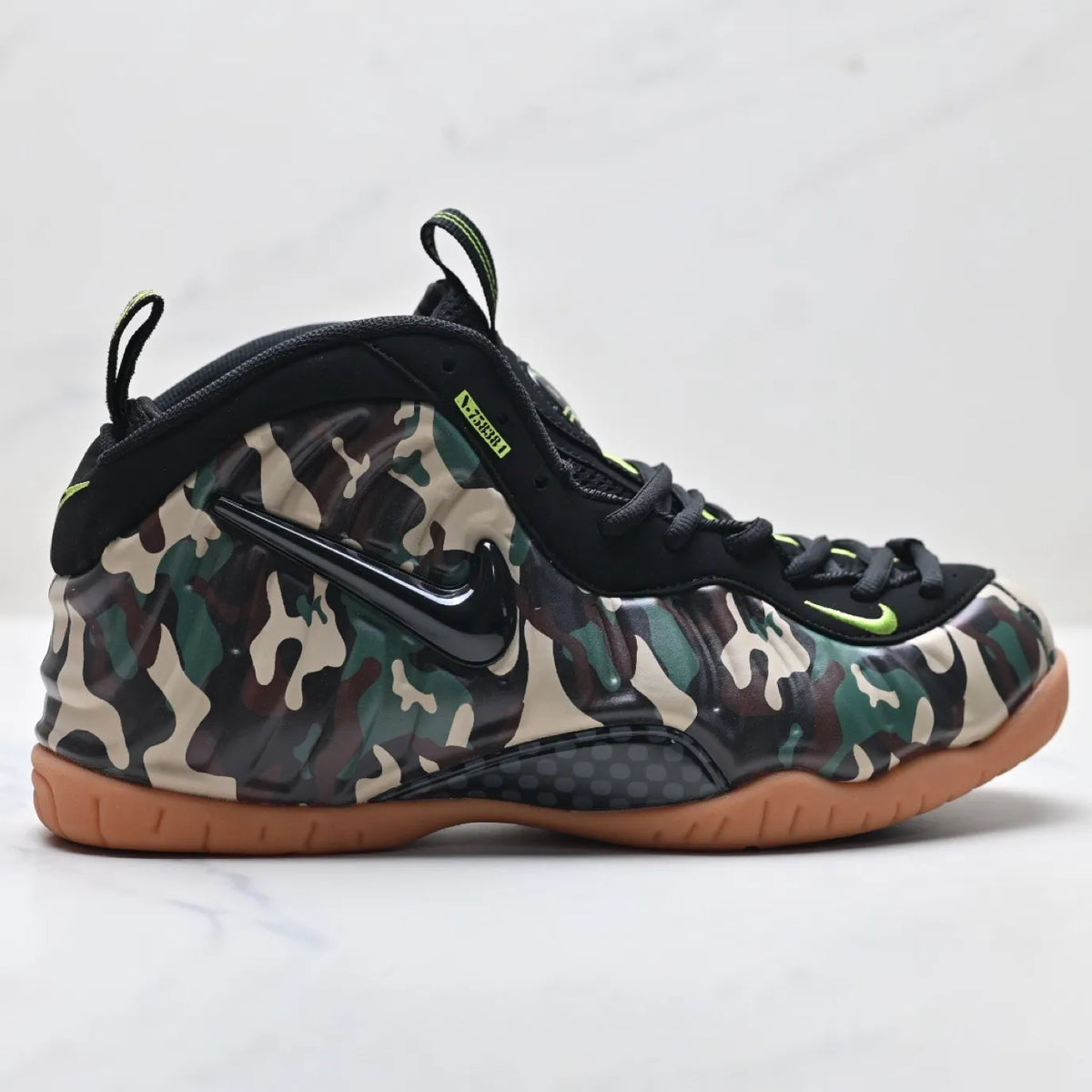 Air Foamposite Pro Green Camo Shoes Sneakers - nk0004975 image 2