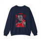 Graphic Print Crewneck Sweatshirt - POD0032 image