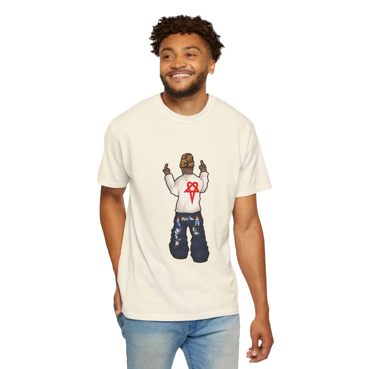 Rebel Attitude Unisex Garment-Dyed T-shirt image 19