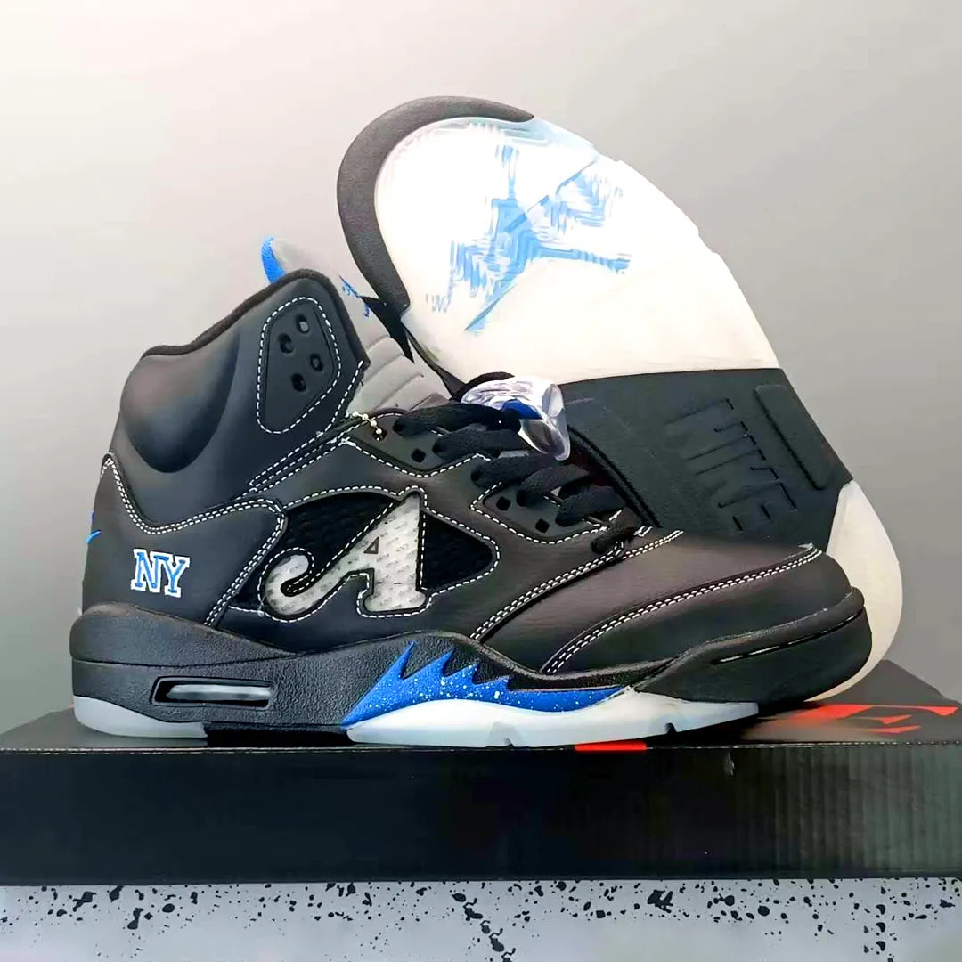 Awake NY x AJ 5 Racer Blue Shoes Sneakers - nk0004445 image 5