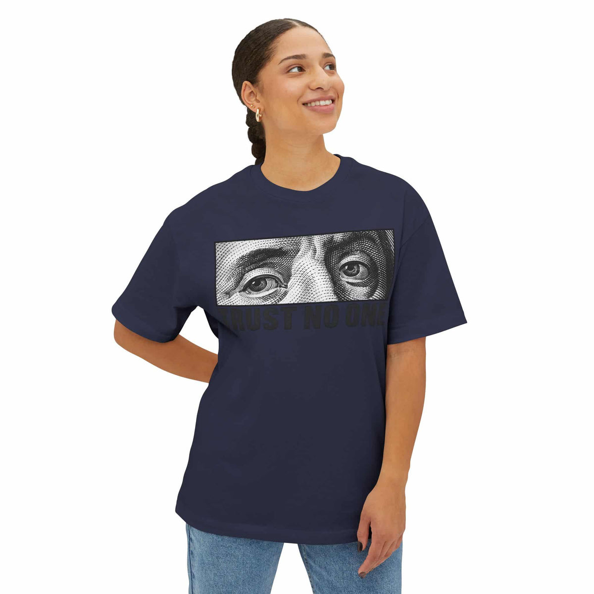 Graphic Print Unisex Oversized Boxy Tee - POD0039 image 23