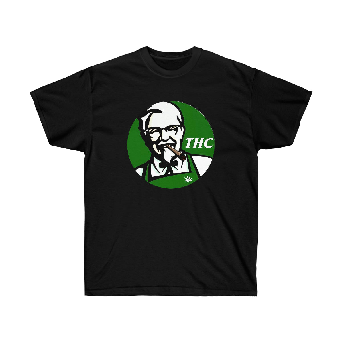 THC King Green Men T-Shirt - Black, 3XL image