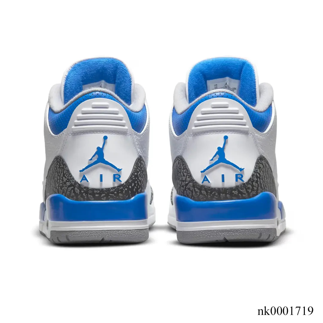 AJ 3 Retro Racer Blue Shoes Sneakers - nk0001719 image 3