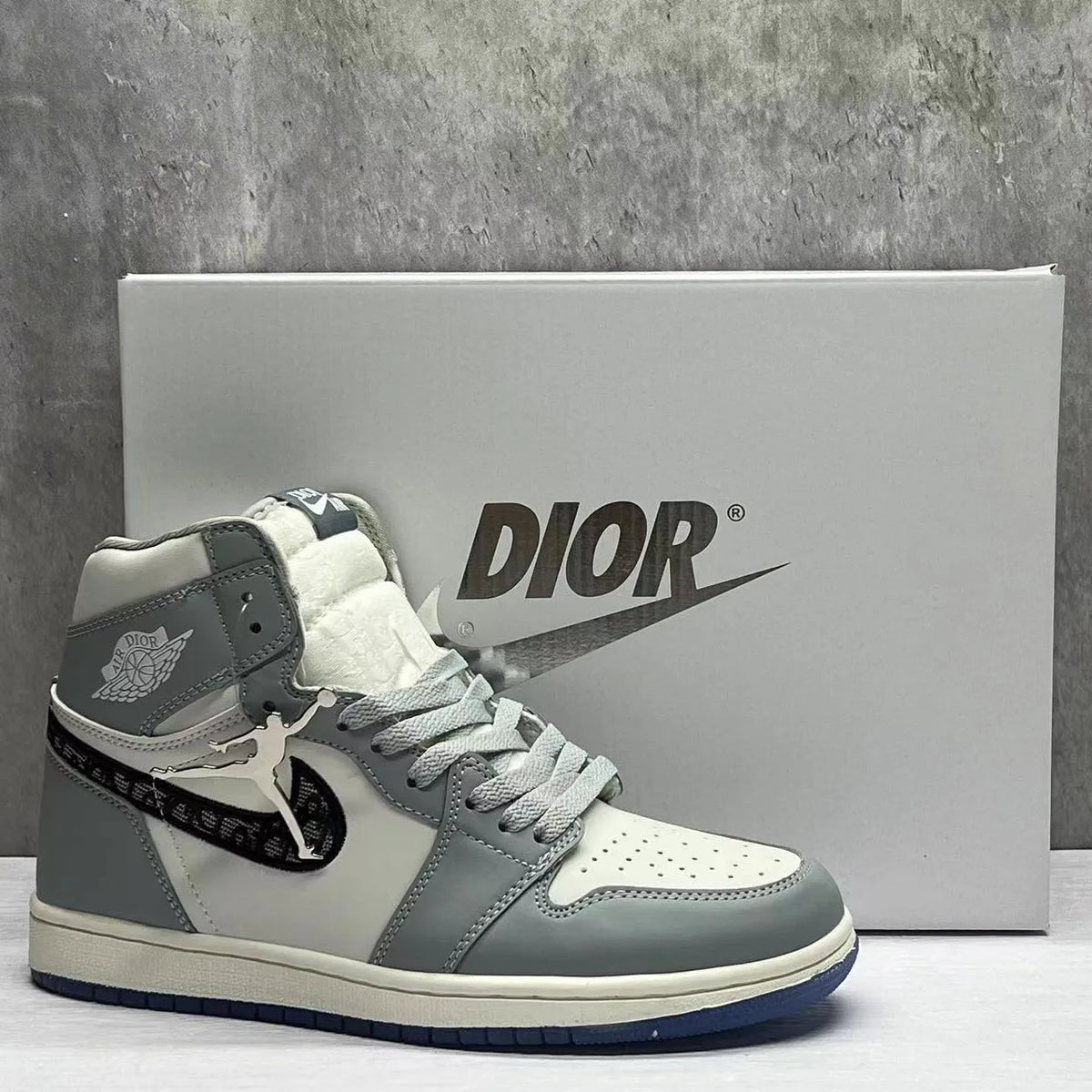 AJ 1 Retro High Dior Shoes Sneakers - nk0005153 image 10