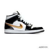 AJ 1 Mid SE Black/Gold Shoes Sneakers - nk0003430 image 0