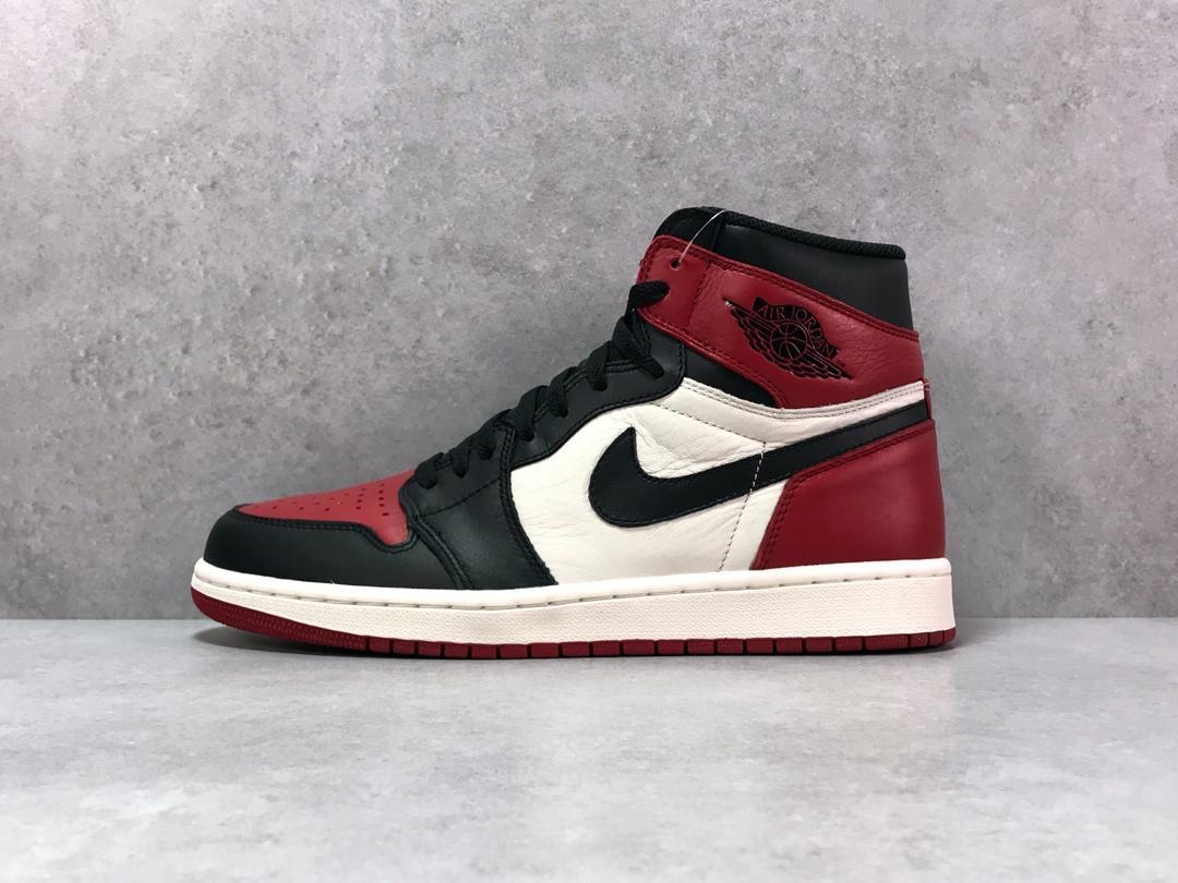 AJ 1 Retro High Bred Toe Shoes Sneakers - nk0000377 image 4