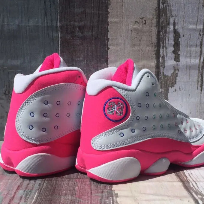 AJ 13 White Pink Blue Shoes Sneakers - nk0001595 image 8