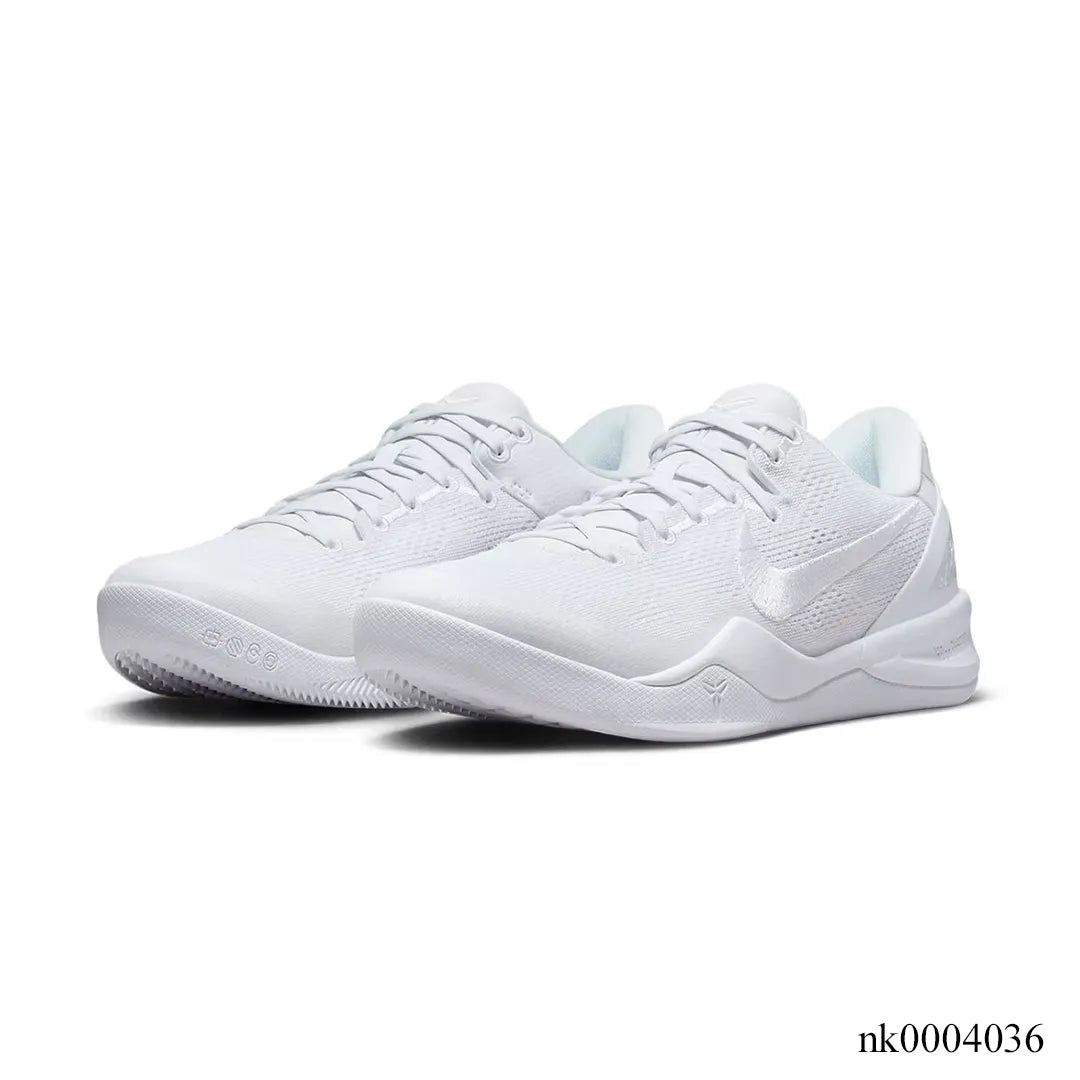 Kobe 8 Protro Triple White Shoes Sneakers - nk0004036 image 2