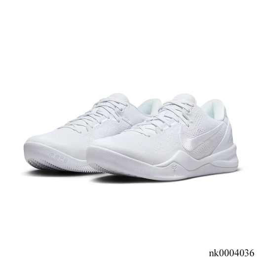 Kobe 8 Protro Triple White Shoes Sneakers - nk0004036 image 2