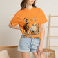 Halloween Basketball Skeleton Unisex Garment-Dyed T-shirt image 68