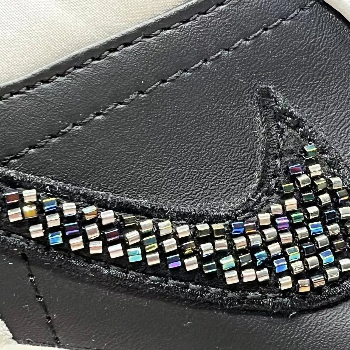 AJ 1 Low Beaded Swoosh Shoes Sneakers - nk0002543 image 12
