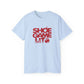 Graphic Print T-Shirt - POD0040 - S, Light Blue image