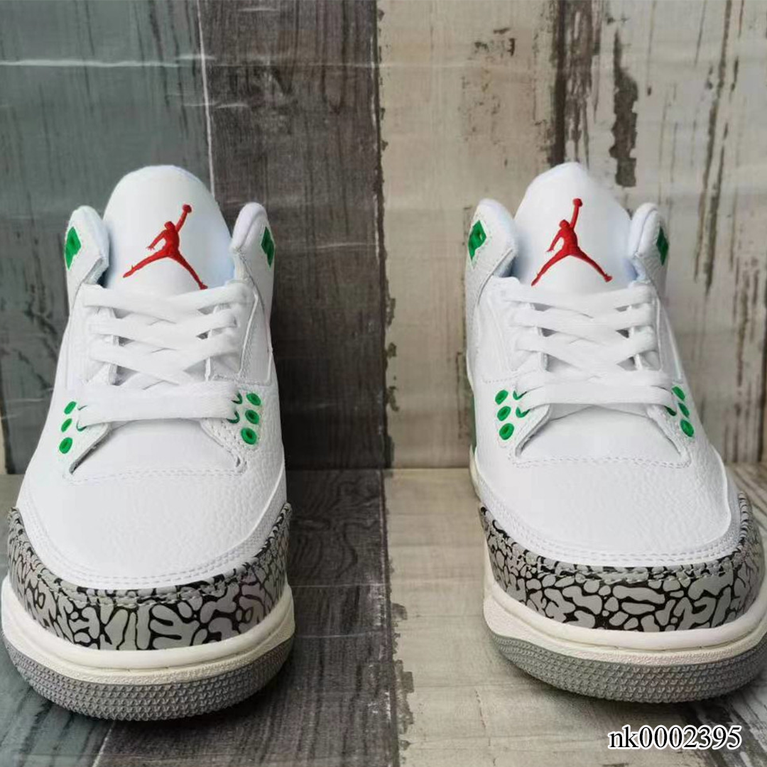 AJ 3 Lucky Green Shoes Sneakers - nk0002395 image 5