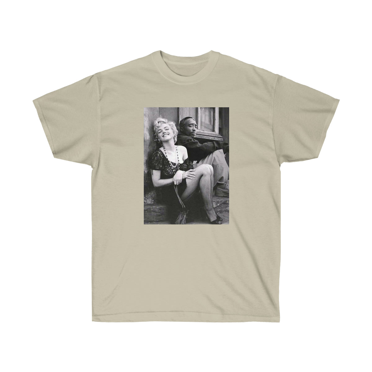 Marilyn Monroe &amp; 2Pac Men T-Shirt image 4