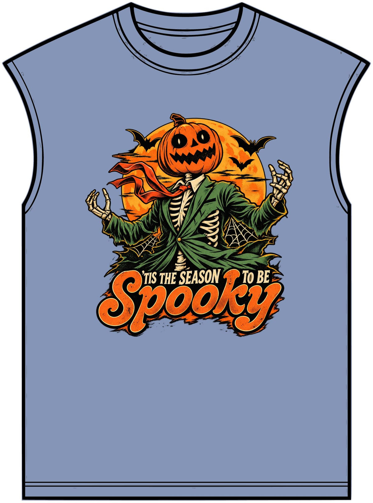 Spooky Season Unisex Garment-Dyed Muscle Tee image