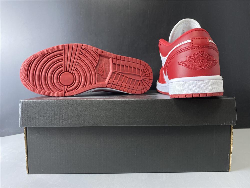 AJ 1 Low Gym Red White Shoes Sneakers - nk0000748 image 12
