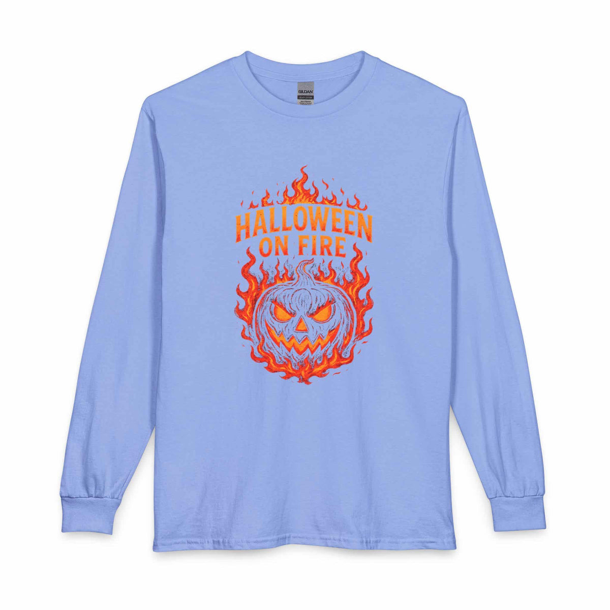 Halloween on Fire Long Sleeve T-Shirt image