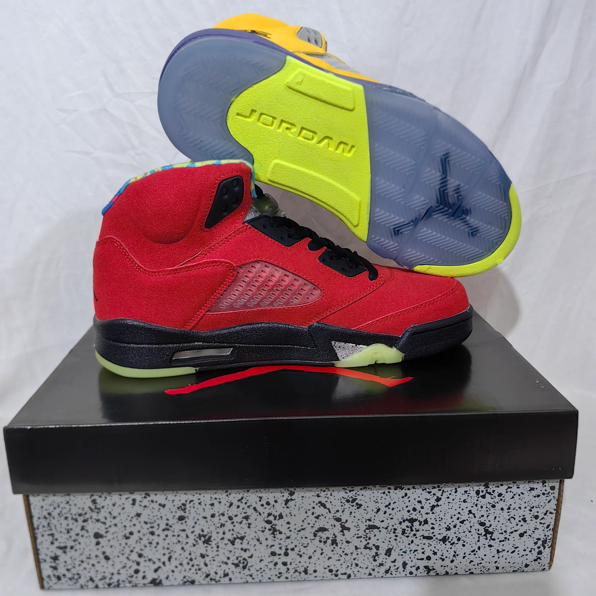 AJ 5 Retro SE What The Shoes Sneakers - nk0005158 image 14