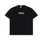 SUP Box Logo Zebra Print T-Shirt in Black - 514 - spm0000514 image 0