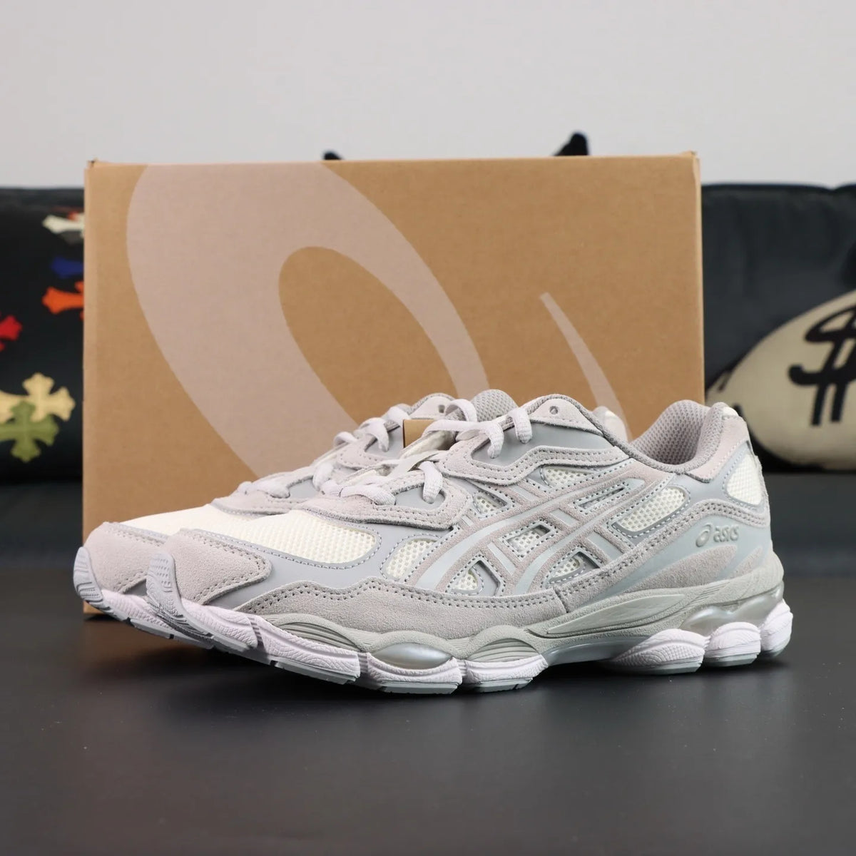 AS Gel NYC Cream Cloud Grey Shoes Sneakers - as0000004 image 3