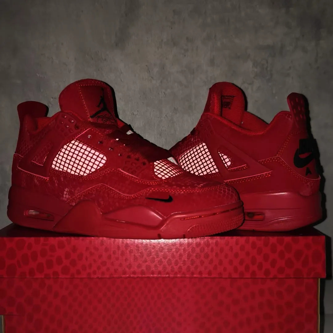 Nigel Sylvester x AJ 4 Red Mamba Shoes Sneakers - nk0004681 image 2
