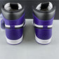 AJ 1 Retro High Court Purple White Shoes Sneakers - nk0000683 image 12