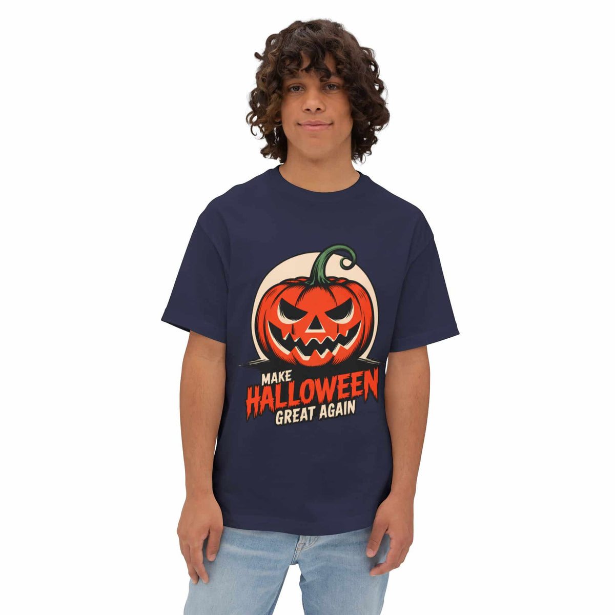 Make Halloween Great Again Unisex Oversized Boxy Tee image 57