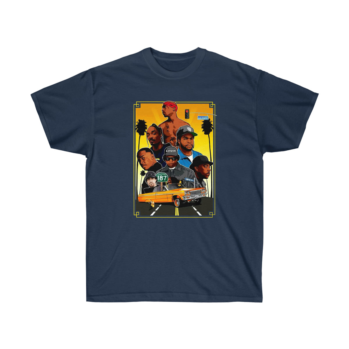 RAP 90's West Coast Legends Men Shirt image 12