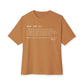 Beef Definition Unisex Oversized Boxy Tee - Toast, 2XL image