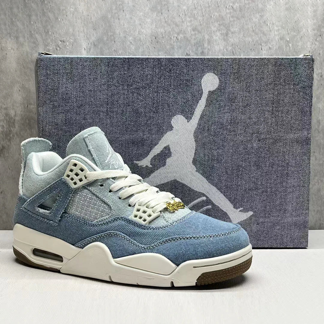 AJ 4 Denim Worn Blue Shoes Sneakers – nk0004418 image 5