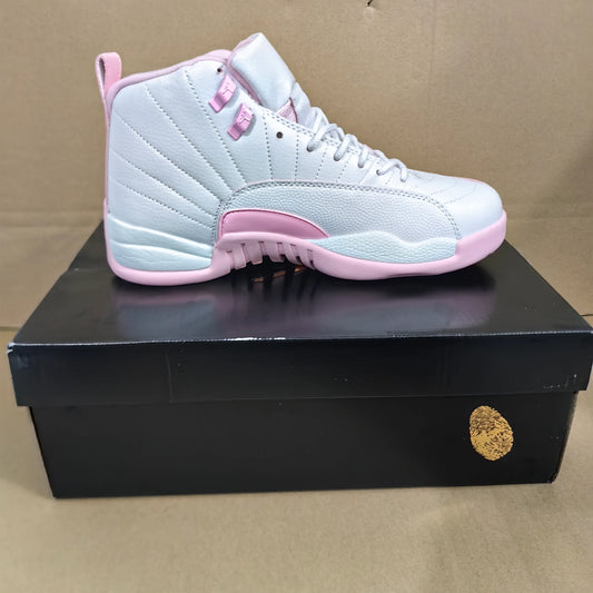 AJ 12 White Pearl Pink Shoes Sneakers - nk0004936 image 2
