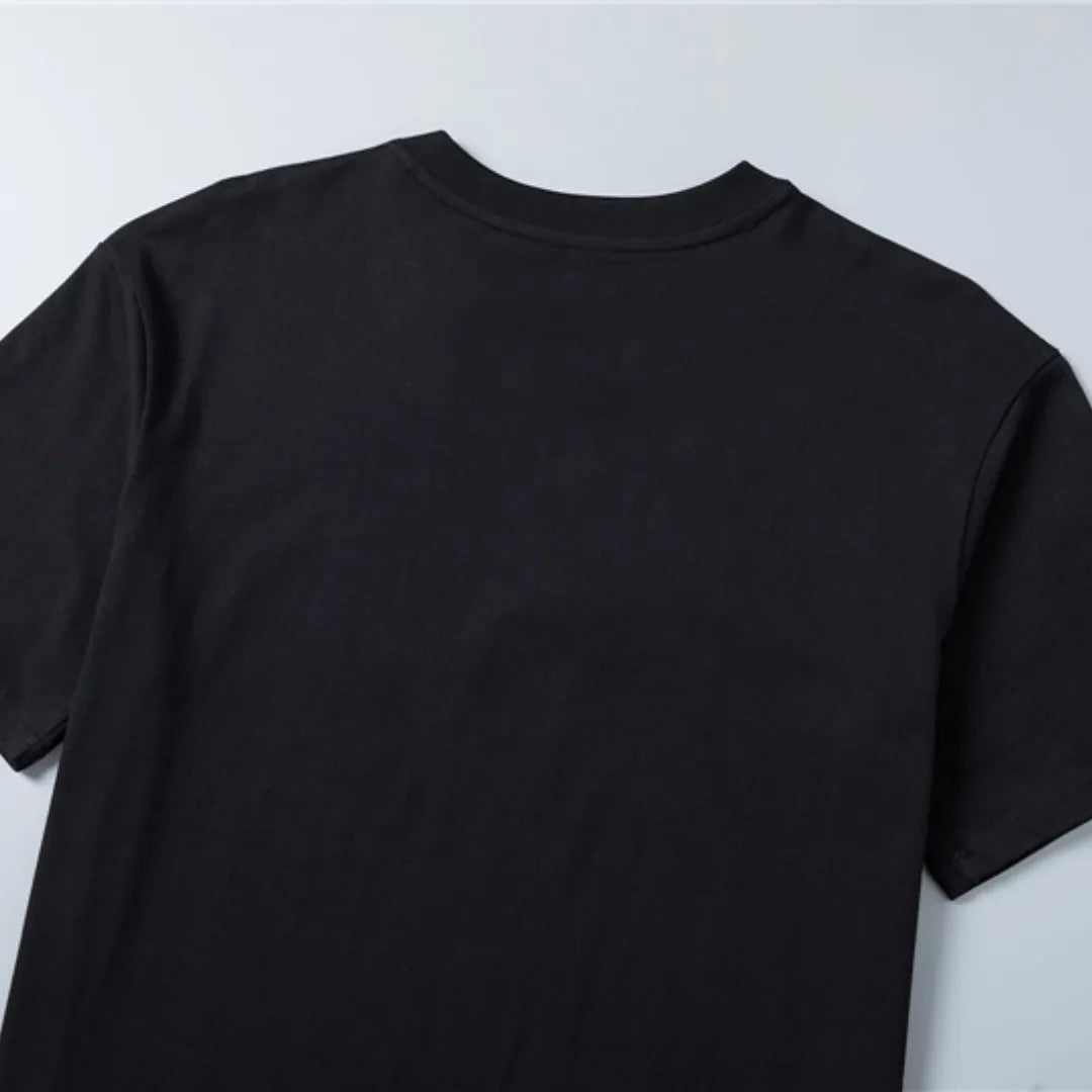 BUR Check Label T-Shirt in Black - 383 - bbr0000383 image 11