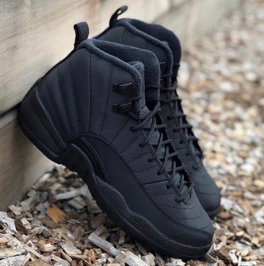 AJ 12 Retro Winterized Triple Black Shoes Sneakers - nk0001781 image 2