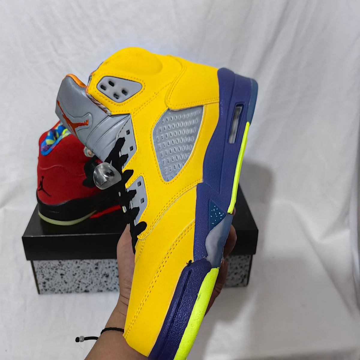AJ 5 Retro SE What The Shoes Sneakers - nk0005158 image 18