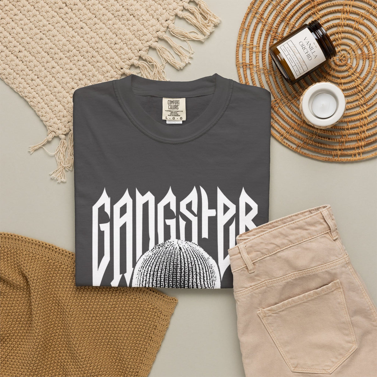 Gangster Mask Unisex Garment-Dyed T-shirt image 52