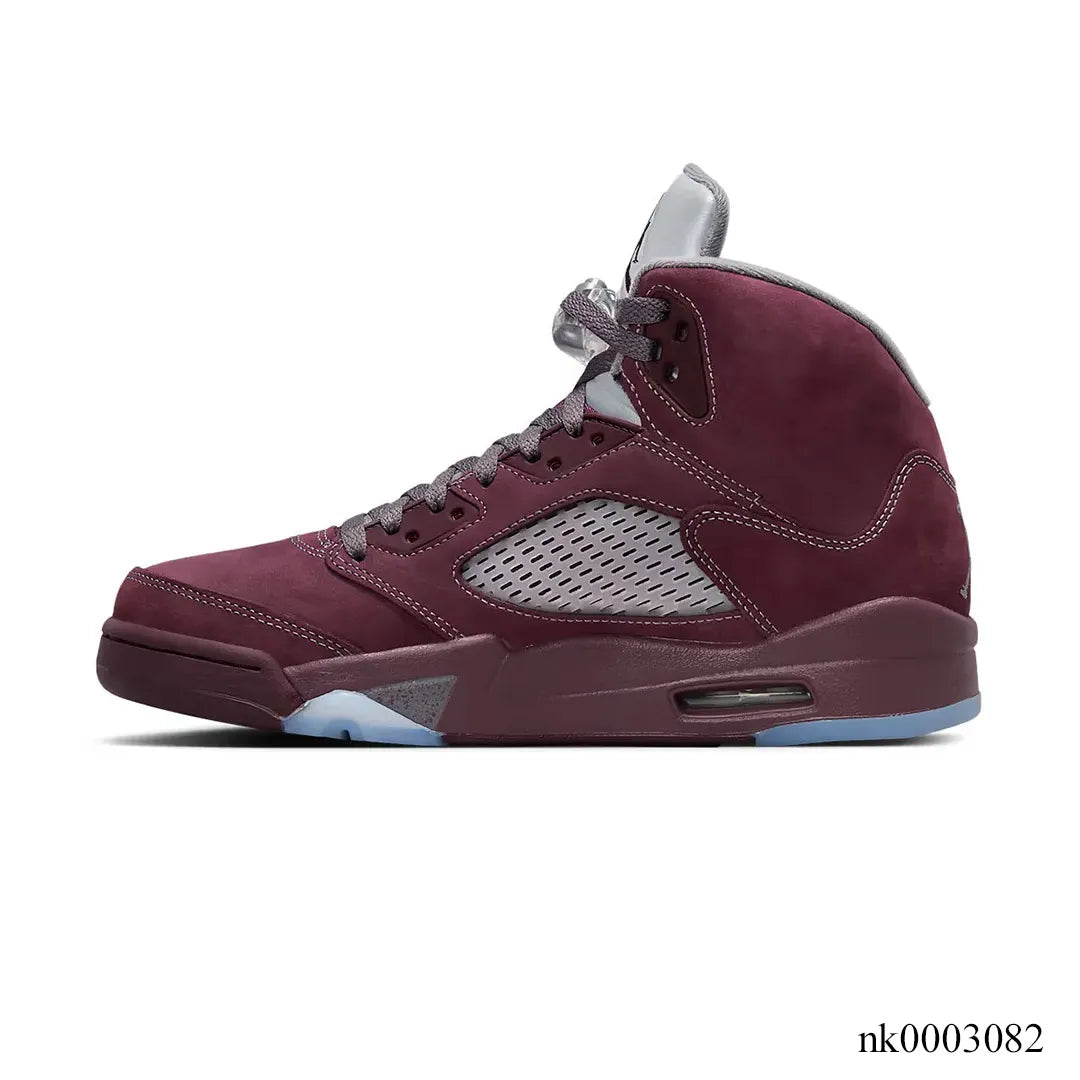 AJ 5 Burgundy Shoes Sneakers - nk0003082 image 1